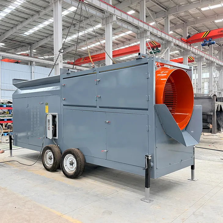 Mobile Soil Screener | Excavator Rotary Screen Bucket