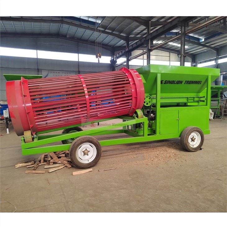 Mobile Firewood Trommel Screen Plant