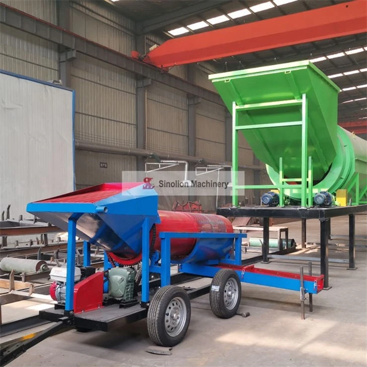 Small 5-10 Tons Alluvial Gold Washing Plant