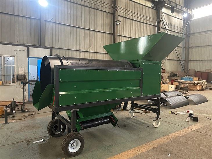 Portable Compost Trommel Screen Plant